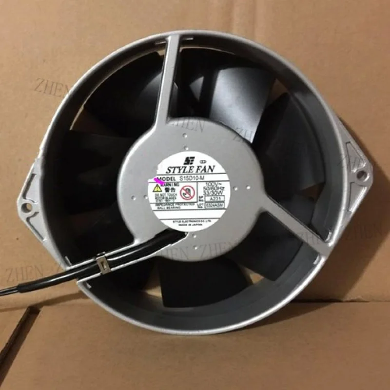 

Y 1 шт. новый для стилевого вентилятора S15D10-M 100 В 33 Вт 15038 цельнометаллический вентилятор # QW.