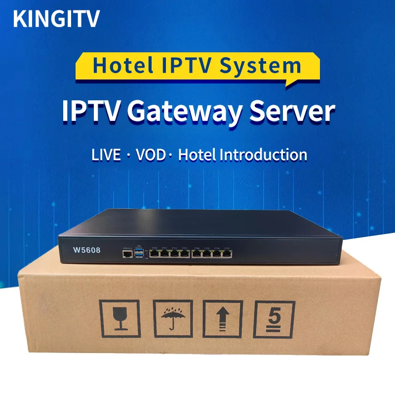 

Iptv TV system gateway server intelligent HD live broadcast on demand system IP to IP to push hotels, hotels, factories and ship