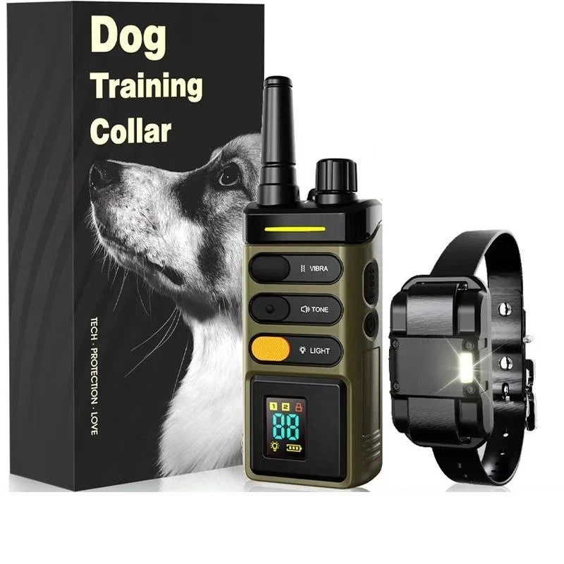 

PATPET Dog Shock Collar Training Anti Bark Collar Accessories 1600M Remote Control Manual Device IPX7 Waterproof For All dogs