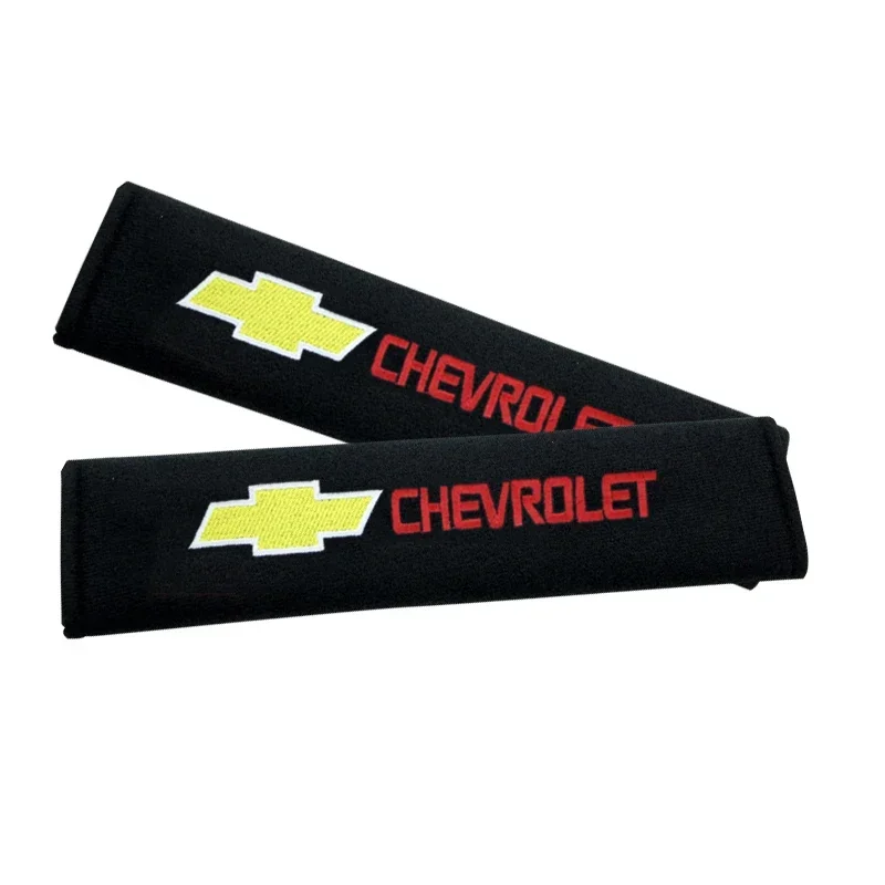 2pcs New Car Interior Shoulder Strap Protective Cotton Patch For Chevrolet Colorado Cruze Spark Captiva Malibu Trax Aveo Camaro