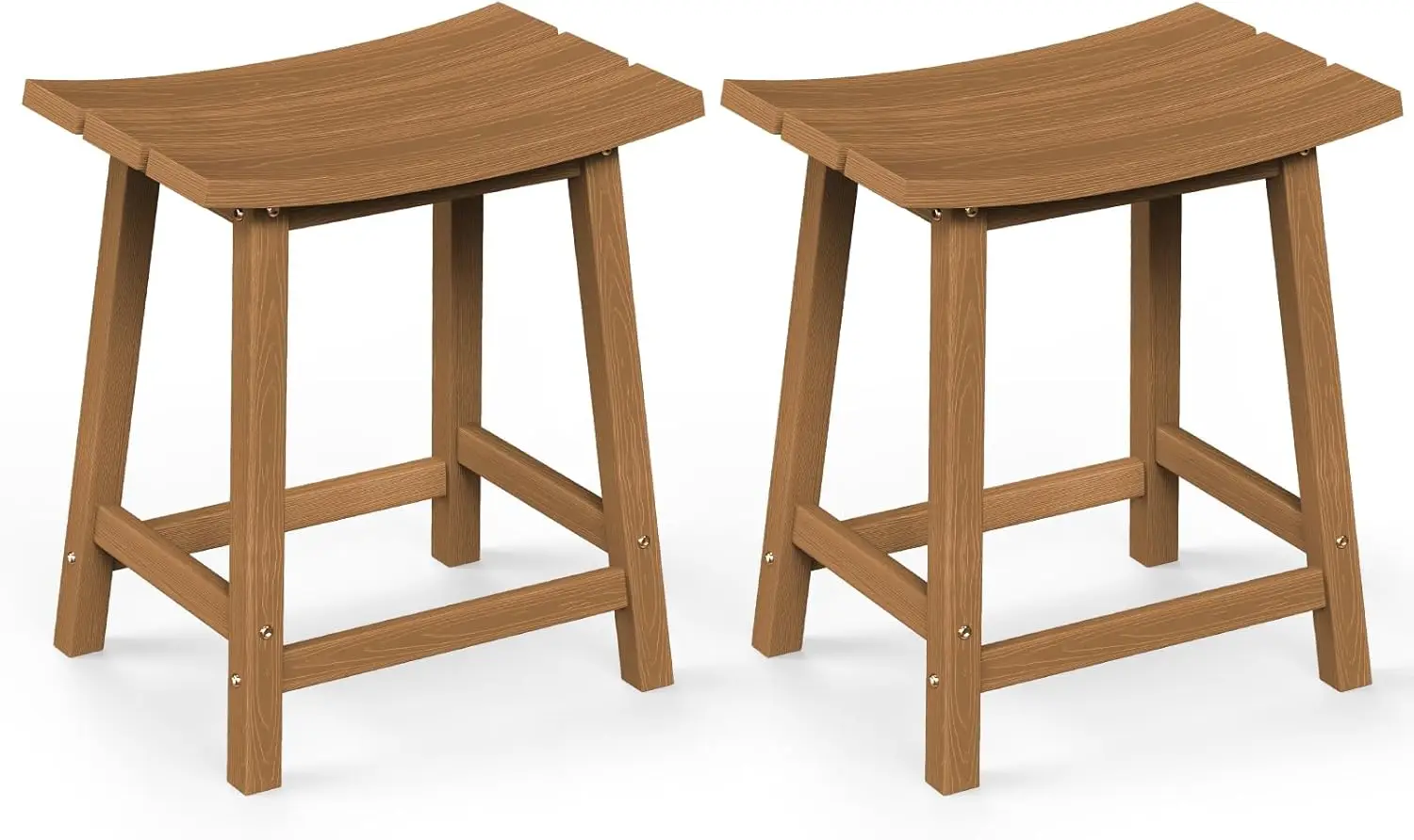 

Outdoor Bar Stools Set Of 2,Hdpe 24-Inch Counter Height Bar Stools,400 Lbs Weight Acity, Tools For Kitchen