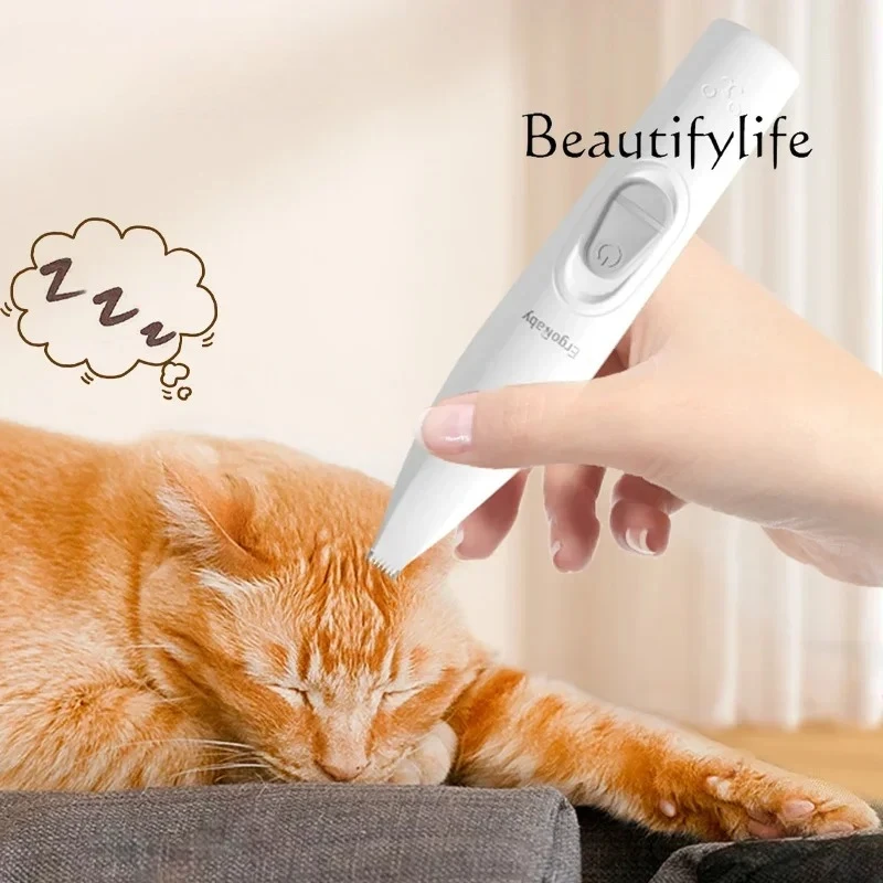 

расческа для кошек Cat foot shaver, dog cut sole hair, pet sole toe shaver, electric push scissor
