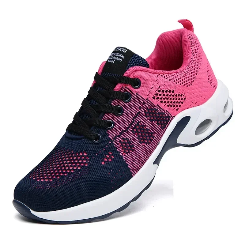 Running Shoes Women Breathable Casual Shoes Outdoor Light Weight Sports Shoes Casual Walking Platform Ladies Sneakers Black 2021