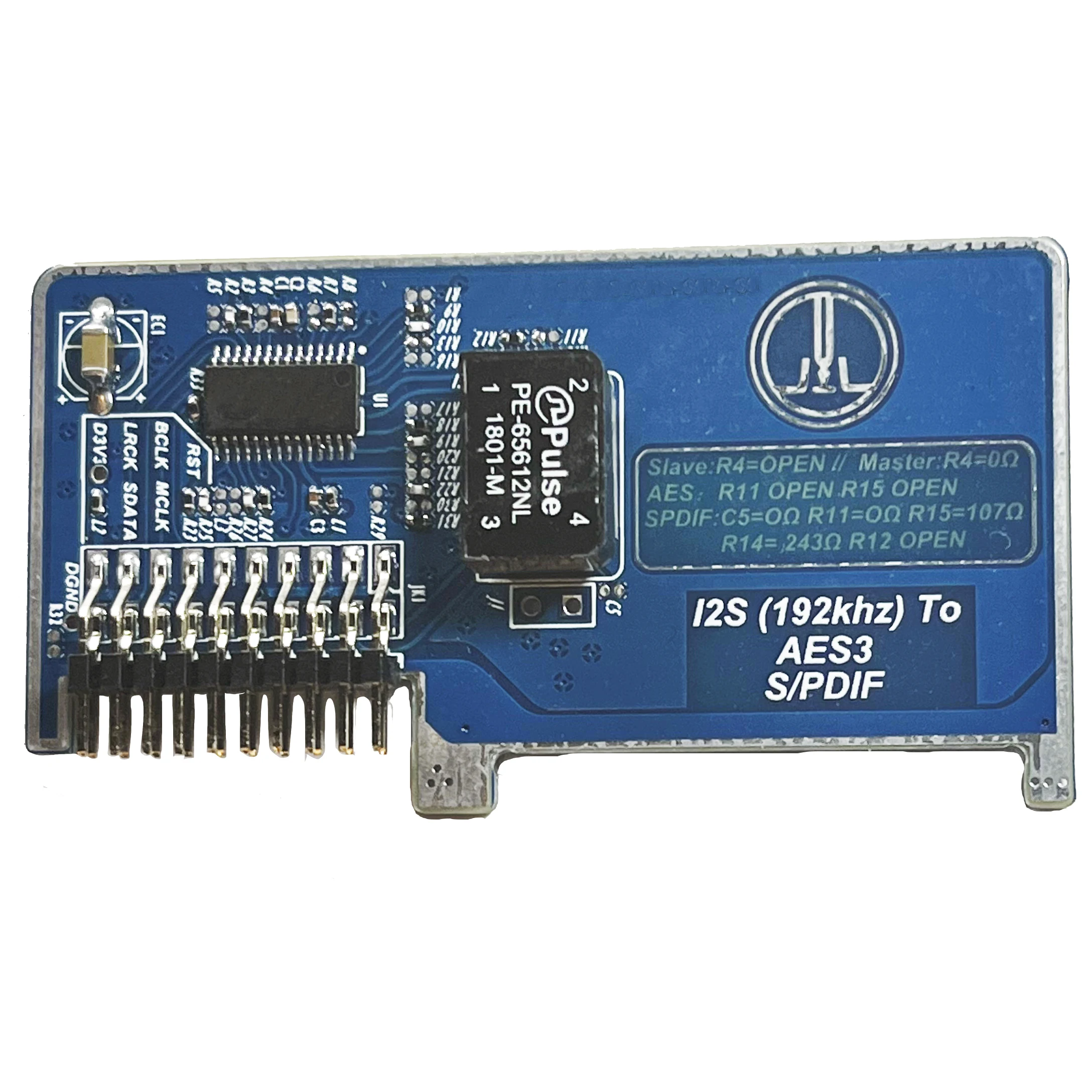 

I2S Digital to SPDIF/AES Module I2S Transmitter