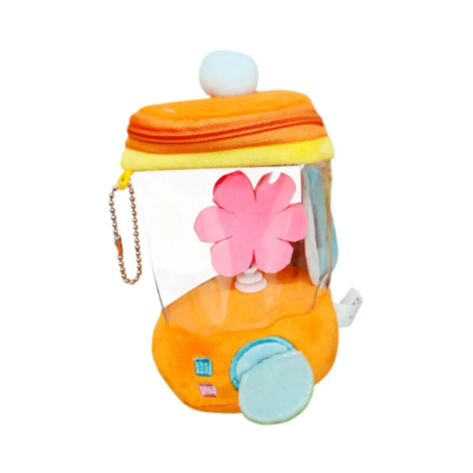 Plush Flower Juicer Toy Portable,Novelty,Drawstring Rotating,Soft,Stuffed Flower Toys,for Children Christmas Gift