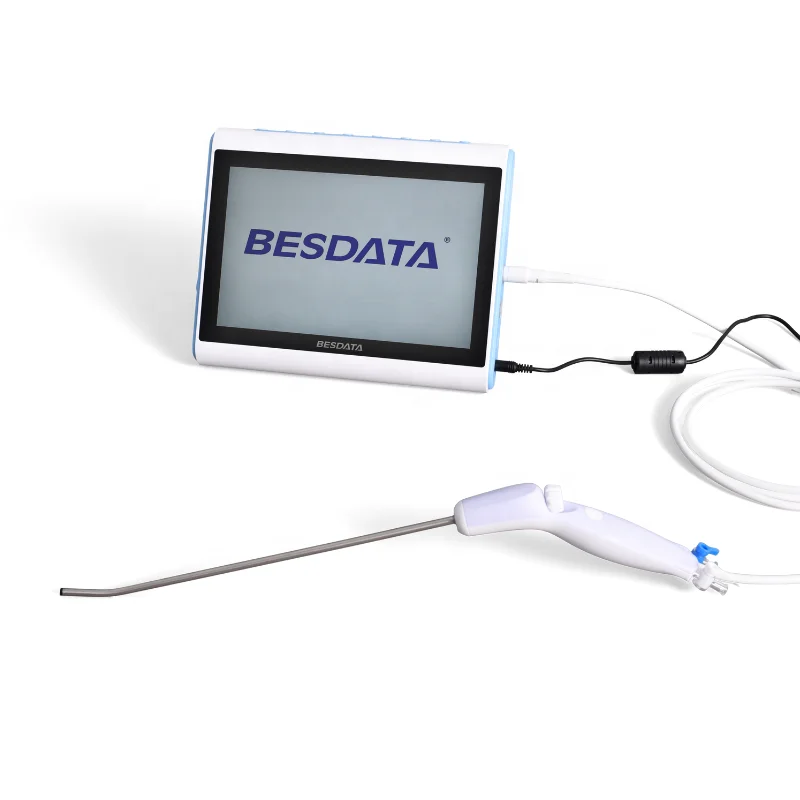 Image 3: Hysteroscope BESDATA prix de gros ensemble d'hystéroscope numérique portable jetable laporscopique/hystéroscopique