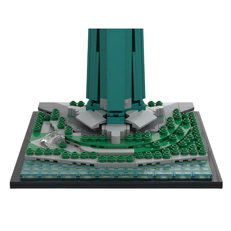 Urban Architectural Street View Building Blocks MOC High Rise Jeddah Tower Model Children's Assembly Toy Birthday Gift Ornament