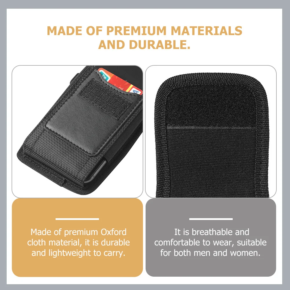 

Oxford Cloth Phone Waist Bag Stylish Lightweight Durable Pouch for Running Jogging Hiking Outdoor Activities Phone Bag