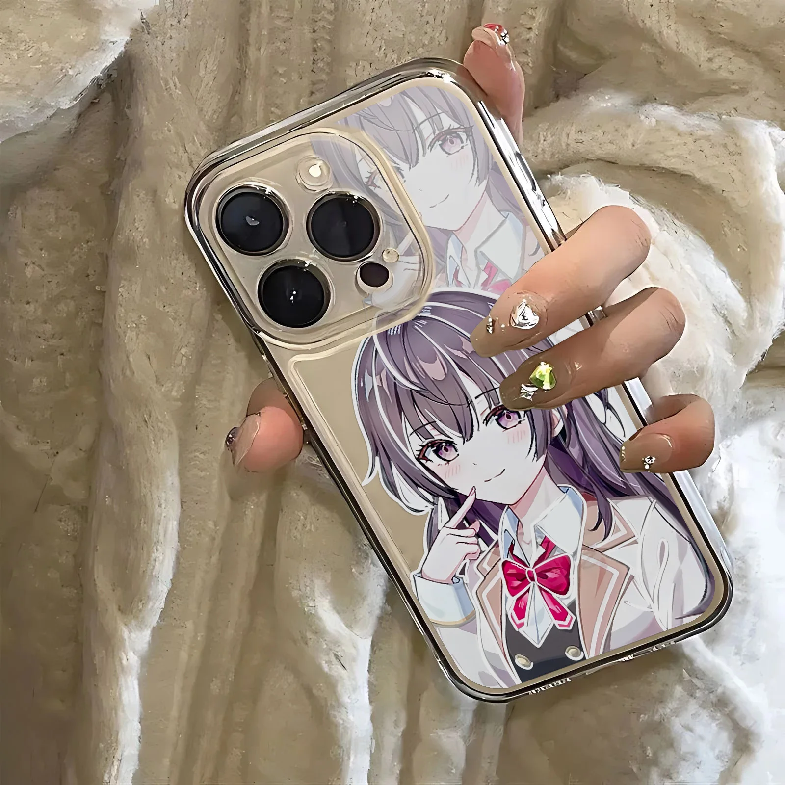 Kawaii Anime Girl Alya Phone Case For iPhone 16 15 14 13 12 11 Mini Pro Max X XR XSMax 7 8 Plus SE20 Transparent Cover image 2