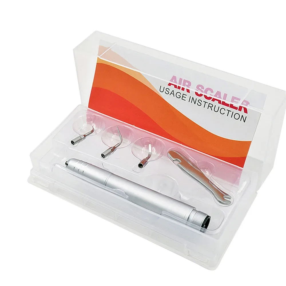 

Dental AS2000 Air Scaler Borden2hole / Midwest 4 Holes 3Tips air Scaler Handpiece with G1/ G2 / G3 scaling whitening pen