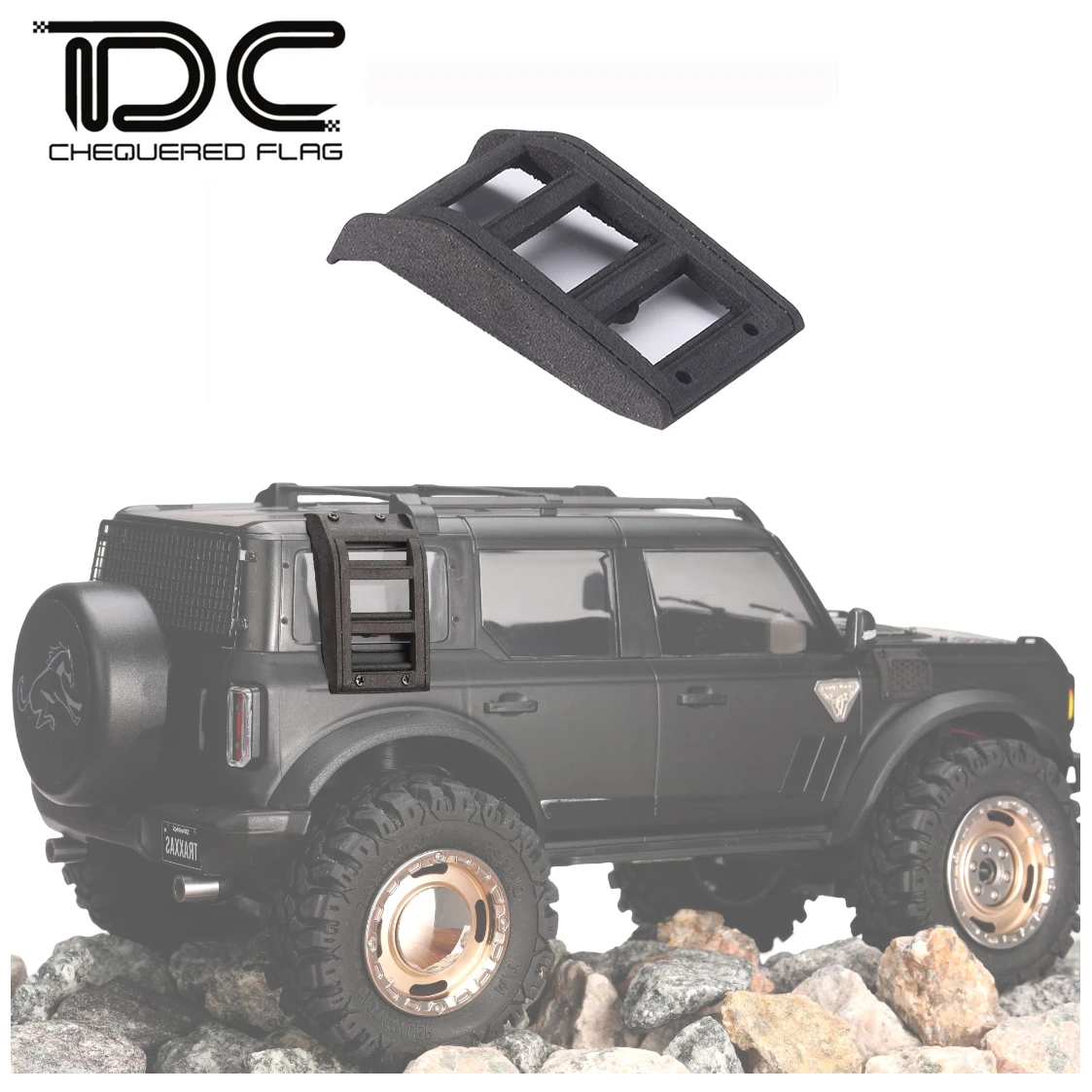 DC Accessories for TRX-4M Bronco KIT 1/18 TRX4M RC Car Vehicle Upgrade Parts Simulation Protect Armor Decor Parts