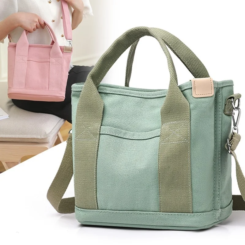 

Waterproof Ox Cloth Crossbody Bag Casual Ladies Handbag Canvas oulder Bag Sli Versatile Women's Small Square Bag