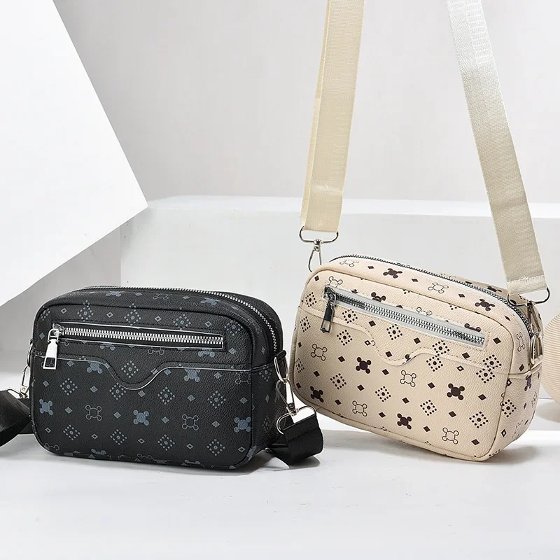 Women's messenger bag middle-aged women's fashion retro shoulder bag old pattern