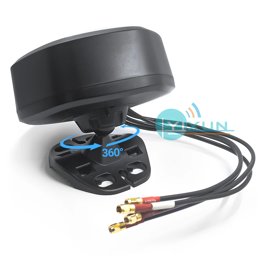 Quectel 5G Antenna 4 in 1 Multiple-mount Combo External Antenna 410-6000MHz Multi-band Omnidirectional Outdoor Waterproof SMA