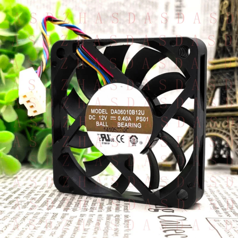 Z for AVC 12V0.40A DA06010B12U 6010 6cm 4-wire Pwm Speed Cooling Fan Ultra-thin