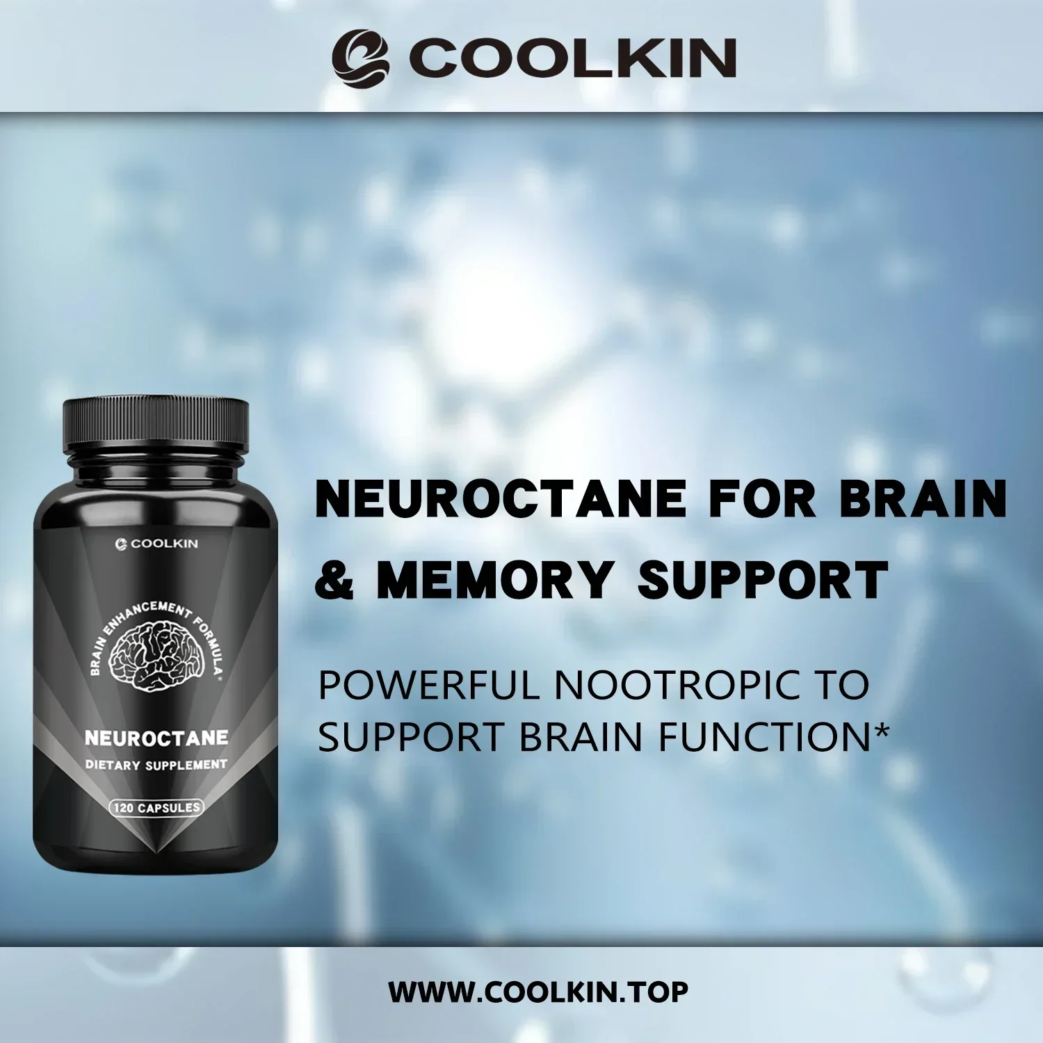 Neuroctane brain Support-nootropic สำหรับอาหารเสริมความเข้มข้นของสมาธิเพื่อสุขภาพสมอง