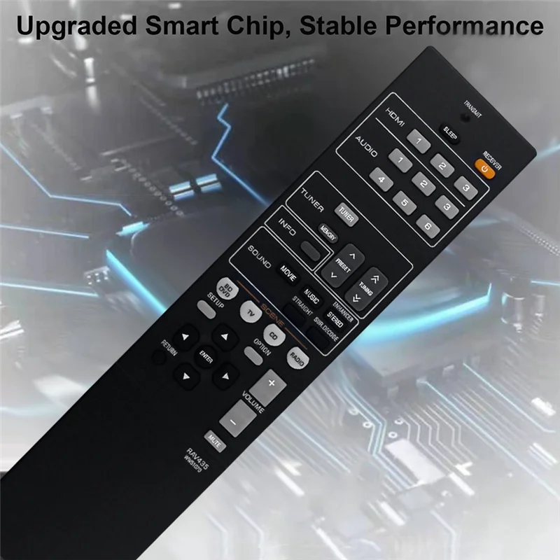 ABJG-RAV435 WW51070 Reemplace el control remoto para el receptor de audio/vídeo de cine en casa -2064 -196 HTR2064SZ