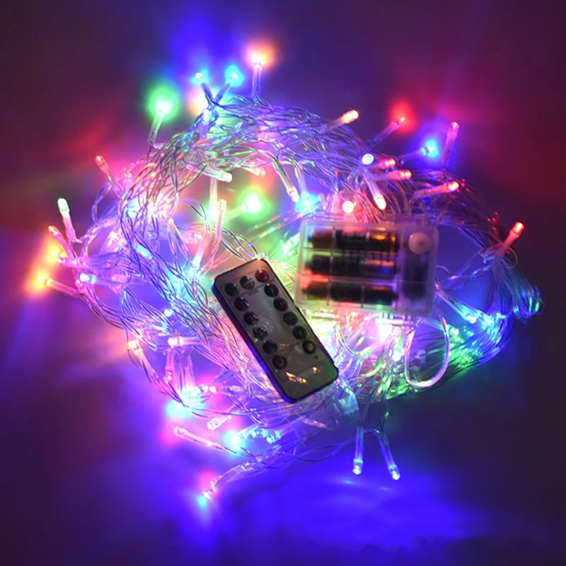 3.5 متر اكليل LED الستار جارلاند على النافذة الجنية أضواء السنة الجديدة جارلاند Led أضواء عيد الميلاد مع جهاز التحكم عن بعد #5