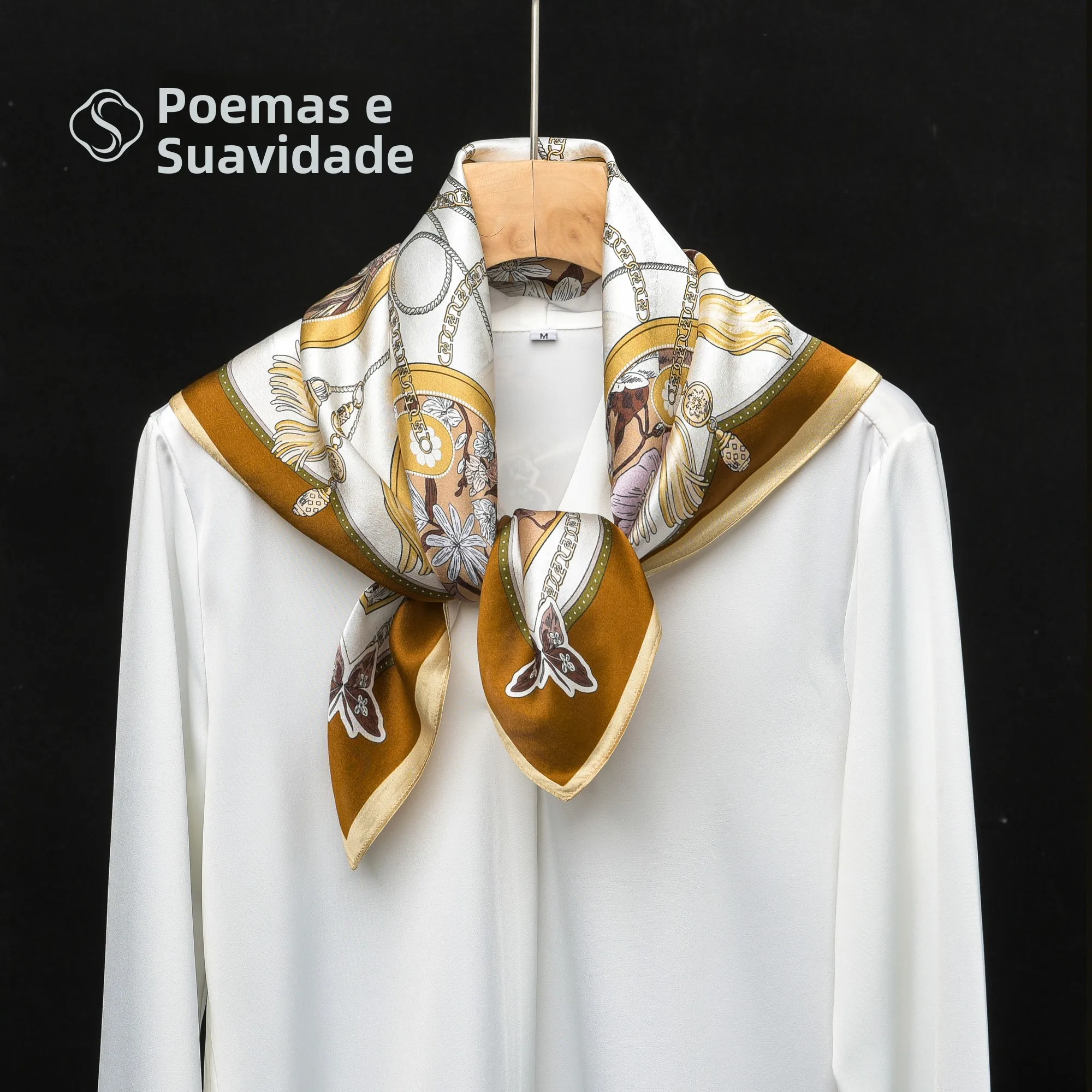 エレガントな夏の新スタイル薄いシルクスカーフ女性用日焼け止めエアコンショール多用途ラップ英国スタイルの花柄プリント