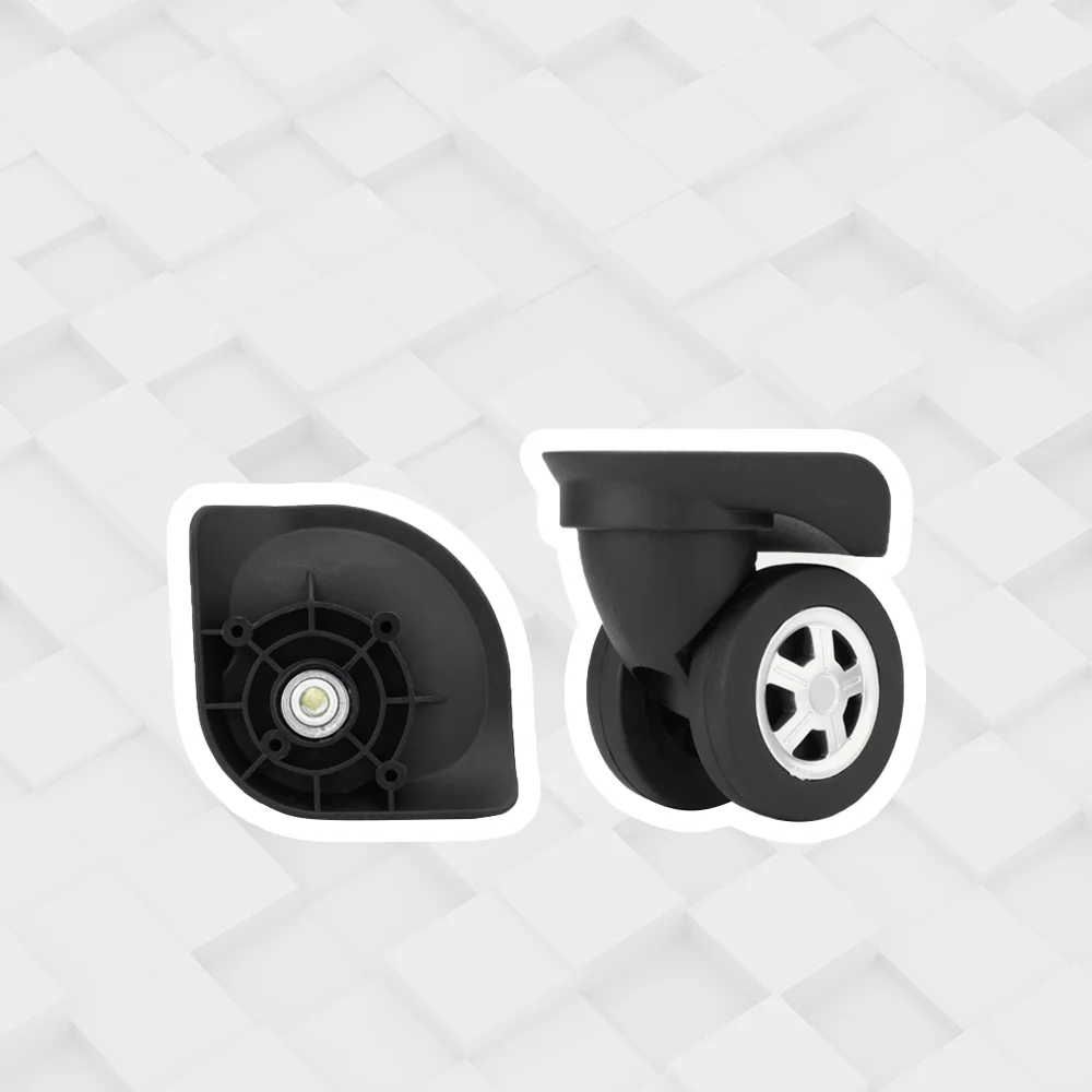 

4 шт., аксессуары на колесах для чемодана, ящик для пароля, ремонт колес, чехол на колесиках, замена практичных нескользящих сменных роликов