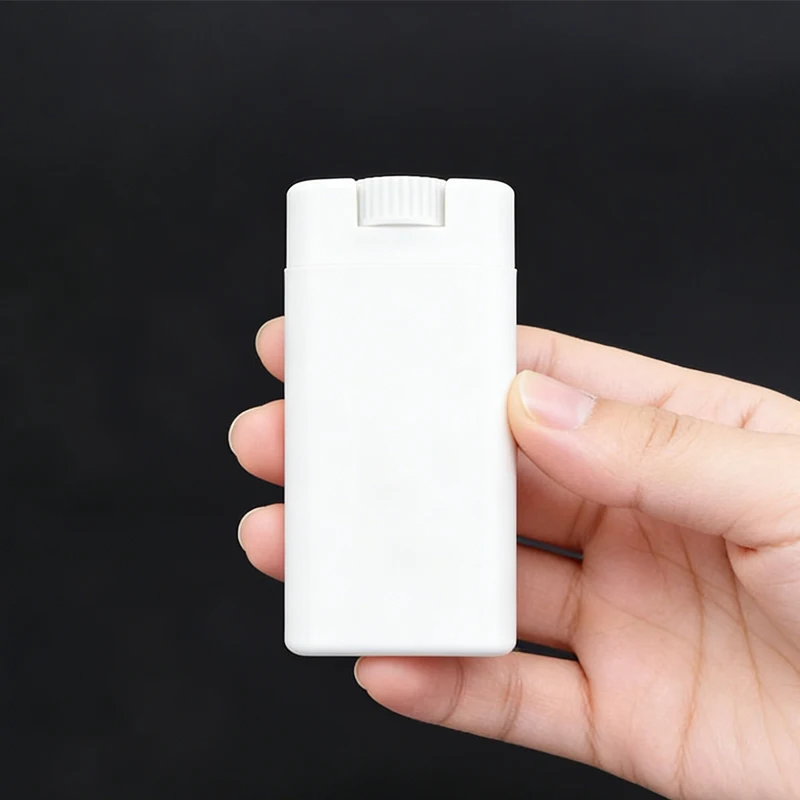 10Items Empty 15g Oval Flat Makeup Lipstick Tube Bottles Deodorant Containers Portable Travel Sample Bottles For DIY Deodorant view 2
