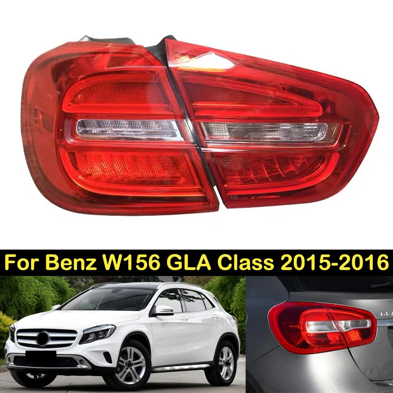 

DECHO With LED Taillight For Mercedes-Benz GLA Class W156 X156 2015 2016 GLA200 GLA260 GLA220 Rear bumper taillamps tail light