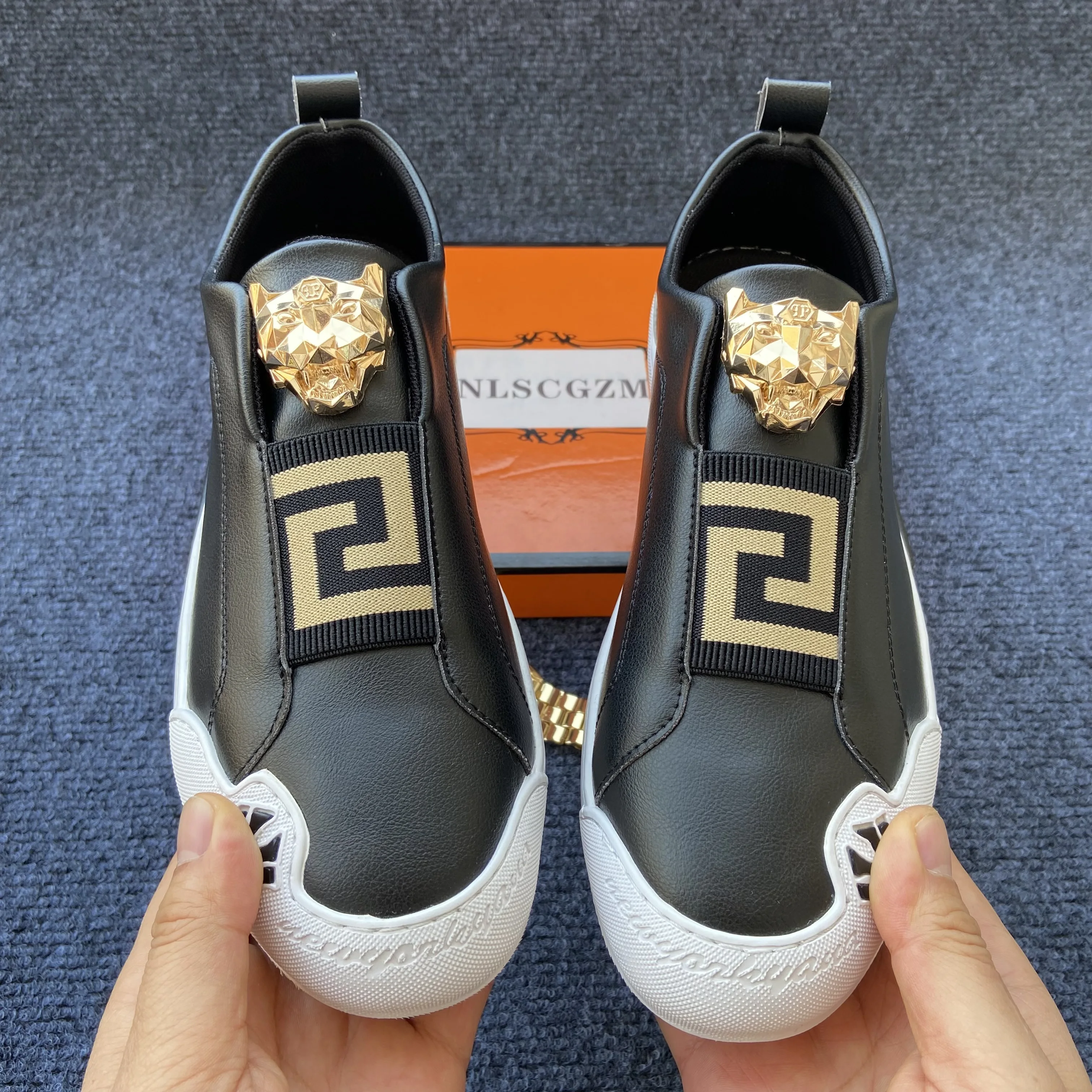 

Оригинальная обувь, брендовые лоферы, мужская роскошная повседневная обувь, мужская одежда, лоферы без шнуровки, мужская обувь