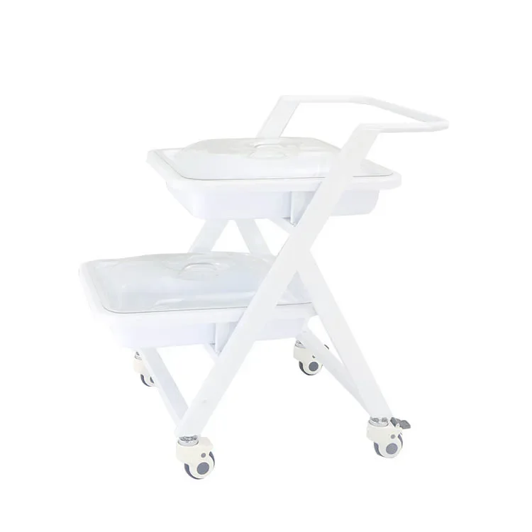 Medical Endoscope Transfer Cart Polymer Tray Gastrointestinal Endoscope Cart Instrument Cart