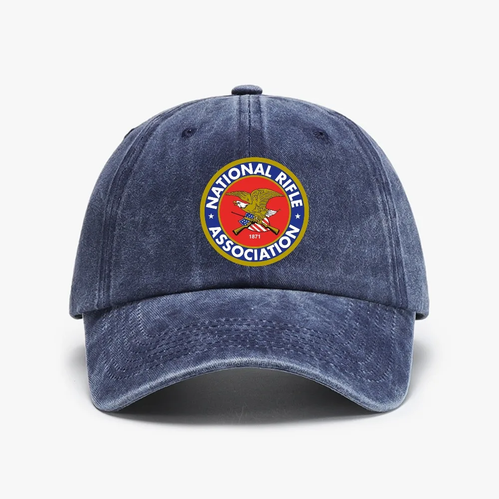 National Rifle Association NRA hat USA Firearms AR 15 Baseball Cap cool Breathable Distressed Washed hats