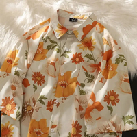 Sweet Fruit 3D Printed Shirt Men Women Casual Fashion Short Sleeves Shirts Button Lapel Streetwear Oversized Clothing No Pockets