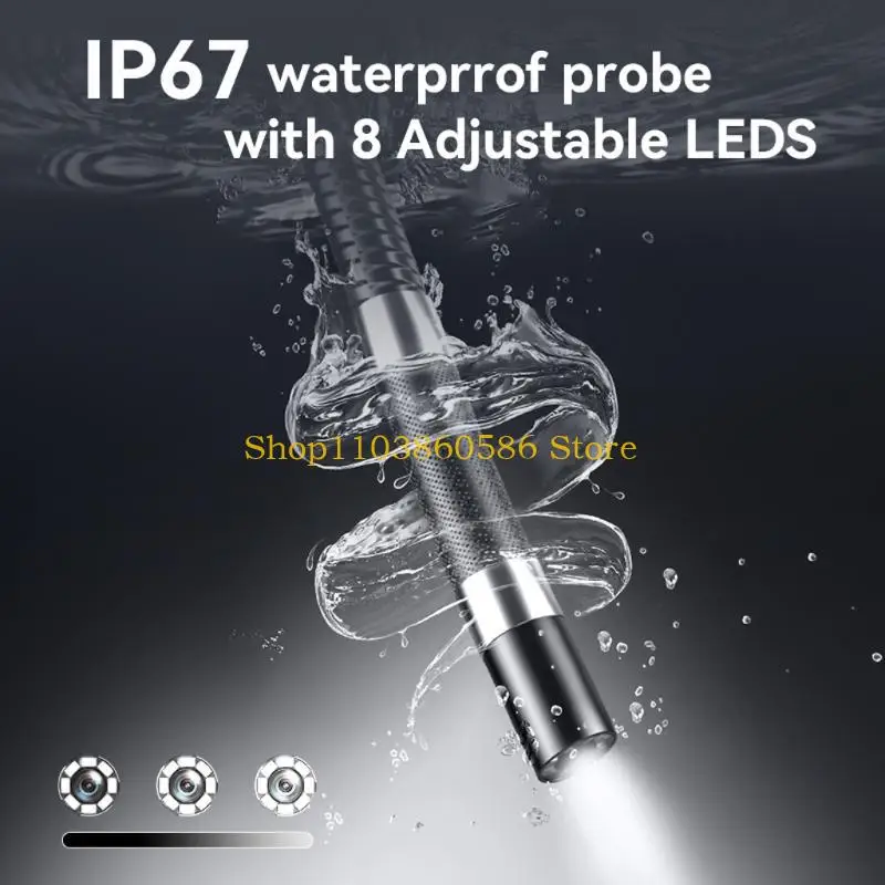 

242A Portable Two Way Endoscope Camera with High Definition Imaging Waterproof Inspection for Home DIY & Professional Use