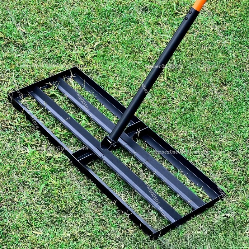

Lawn Leveling Rake Golf Course Level Tool Carbon Steel Garden Leveling Rake for Soil Spreading Sand Soil Crusher