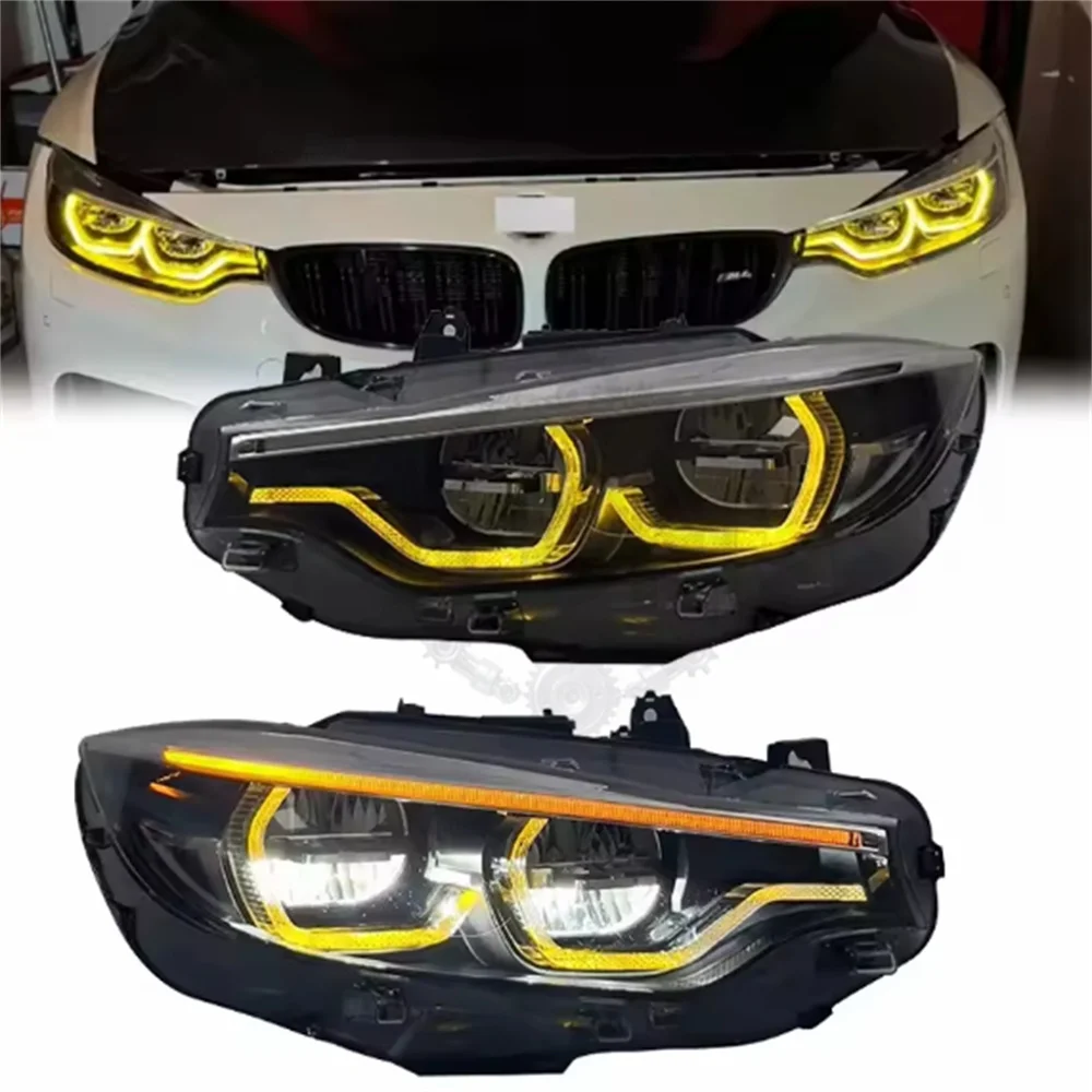 

Для светодиодных фар BMW 4-й серии 2013-2020 (F32/F36/F80 425i-435i) — DRL и 6/8/9 контактов, замена переднего фонаря