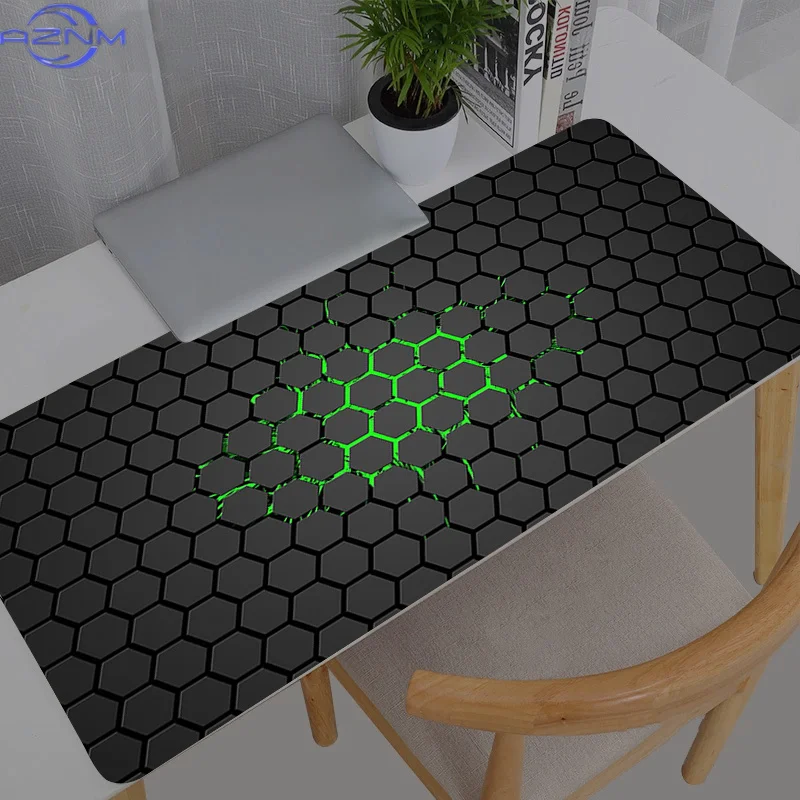 Mouse pad Anime hexagon professional eSports durable game players Speed Lock Edge Rubber Game Desk Mousepad Keyboard Mat
