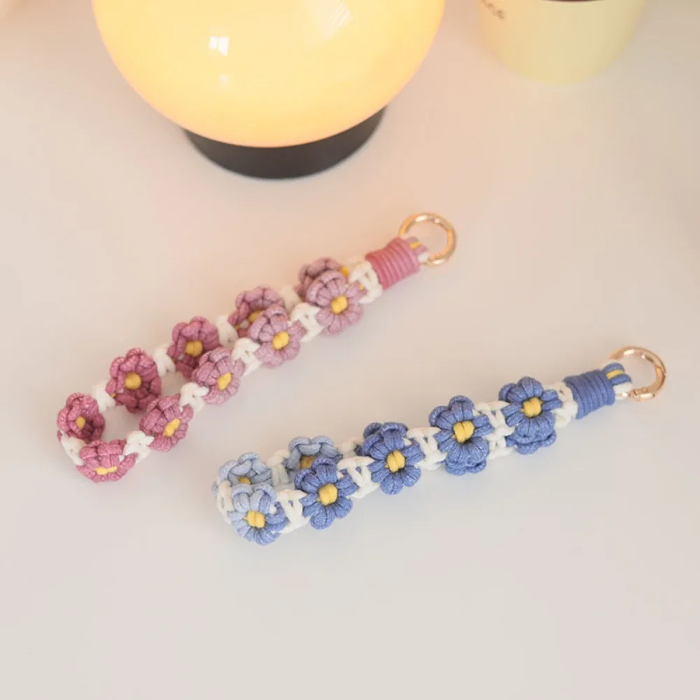 

Cellphone Strap Lanyard Gradient Color Boho Phone Case Rope Keyring DIY Craft Accessories Wrist Lanyard Bracelet Pendant