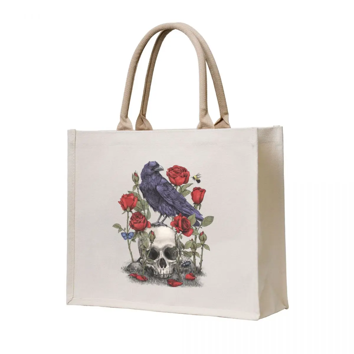 

Memento Mori Tote Bag hand bags shopping bag Canvas shoulder bag