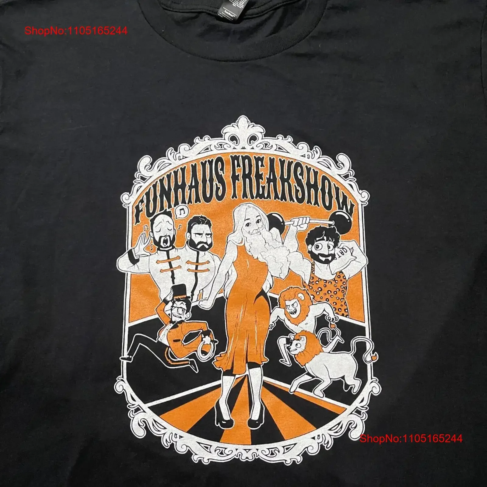 

Футболка Funhaus Freakshow Rooster, рубашка для Youtube, черная, размер XL, винтажный потертый дышащий топ для повседневной носки, повседневная одежда