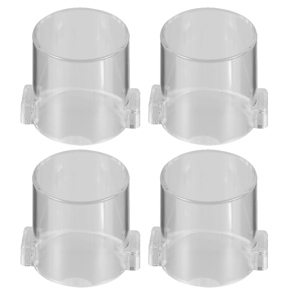 

4pcs Emergency Button Cover Switch Light Switch Protective Guard Dustproof Transparent Safety Industrial Mechanical