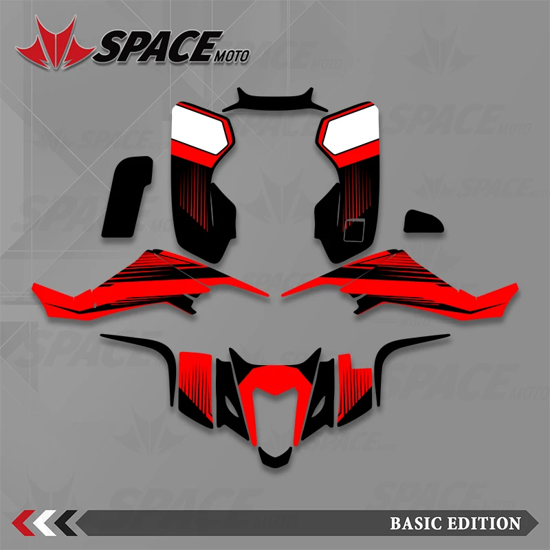 SPACE Motorcycle Graphics Decals Stickers Kits Number Name Custom For SUZUKI LTZ400 LTZ 400 2003 2004 2005 2006 2007 2008