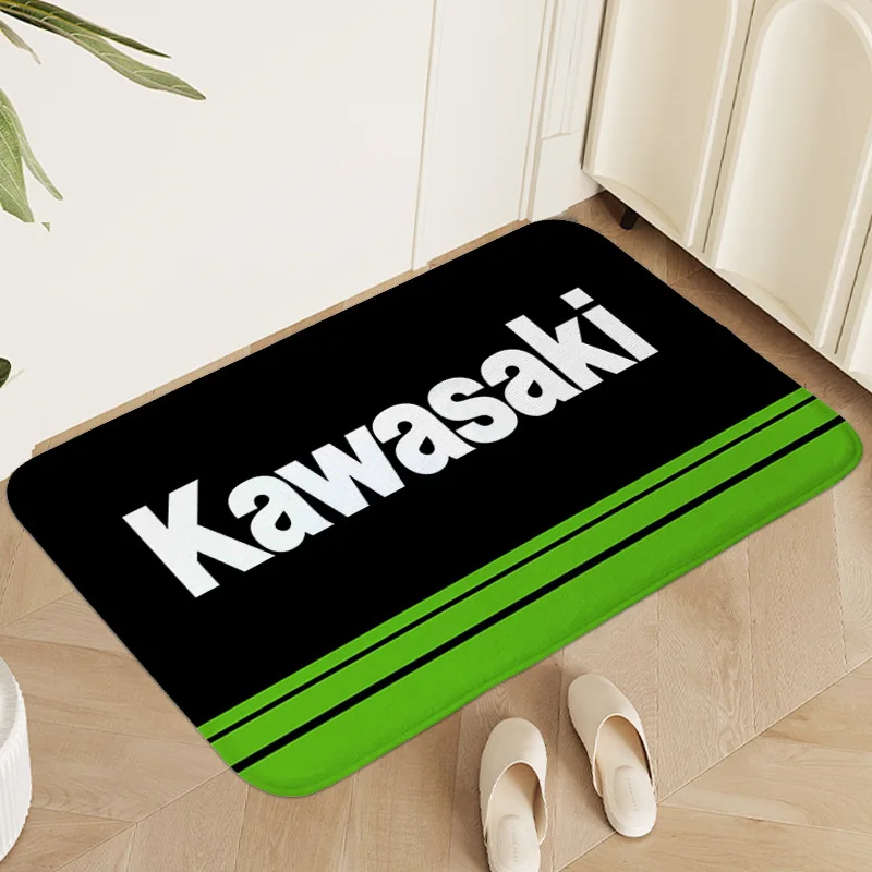 

Kawasaki Main Door Entry Mat Floor Mat Non-slip Carpet in The Bedroom Mats Kitchen Foot Balcony Carpets Modern Home Decors