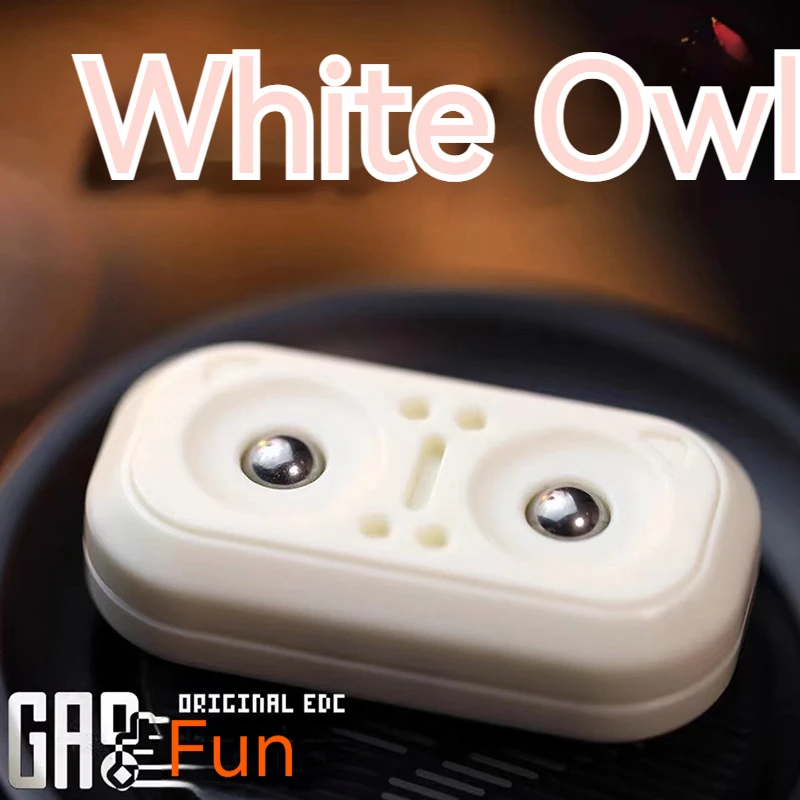 Gao Studio PC sowa obraca Push Fidget suwak magnetyczny Haptic suwak EDC zabawki typu Fidget ADHD narzędzie do niepokoju w biurze odprężenie