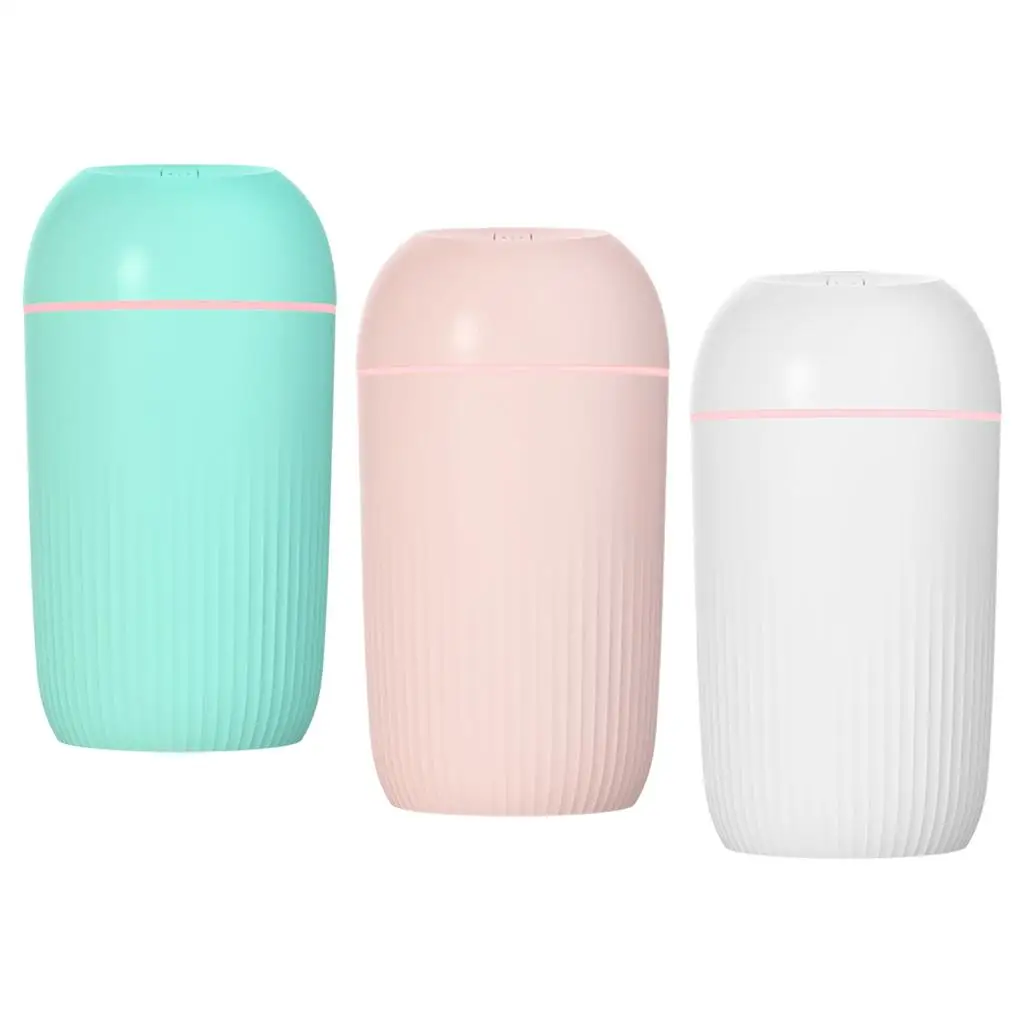 Portable Mini Air Ultrasonic Humidifier 420ml Essential Oil Diffuser LED Light