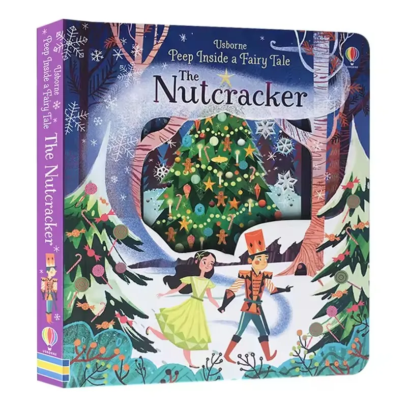 Usborne Peep Inside A Fairy Tale The Nutcracker Montessori Educational English Picture Book for Kids Bedtime Reading Story Books