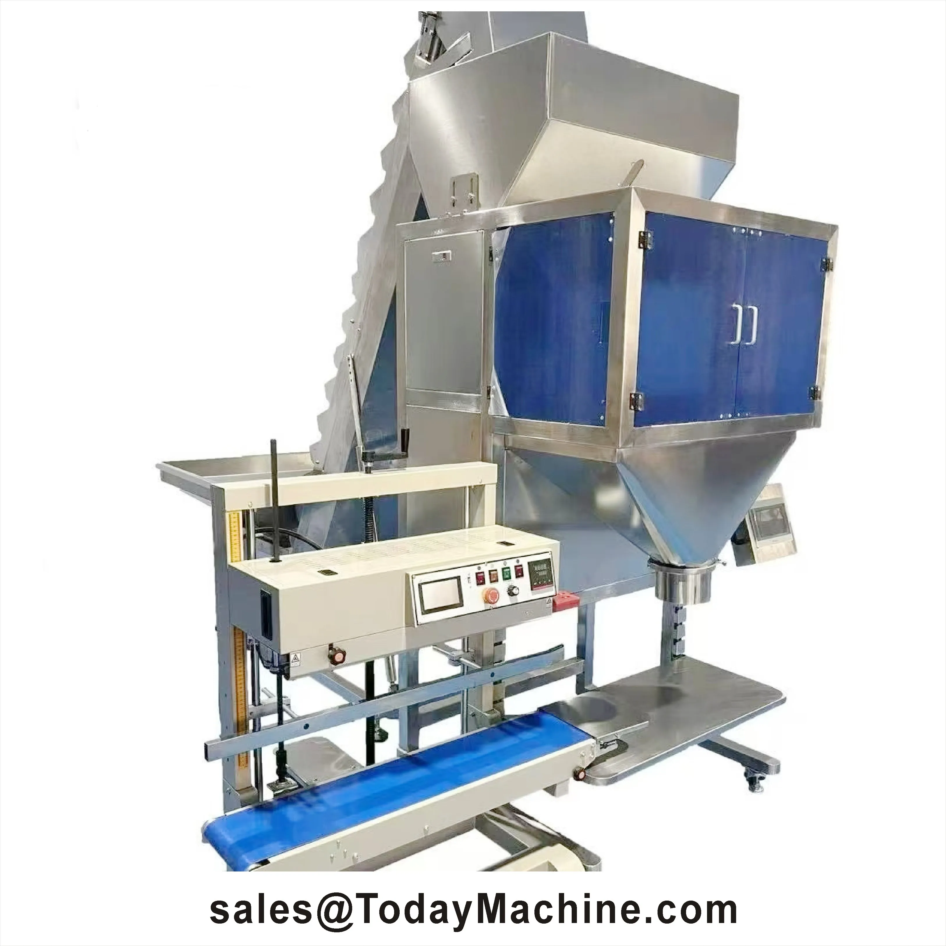 Automatic Dosing Weigher 2 Head Linear Weigher 30L 25-30kg Dosing Filling Machine Multihead Weigher