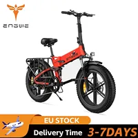 Engwe Engine X Electric Bike 20 Inch Fat Tires 250W 48V 13Ah 624Wh Foldable 7 Speed With Display All Terrain E-Mountain Bike