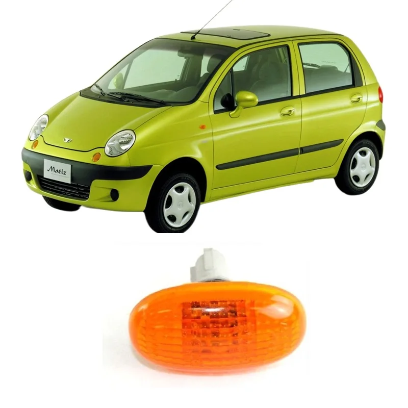 for DAEWOO MATIZ 1998 1999 2000 2001 2002 One Piece Amber Indicator Side Marker Signal Light Lamp