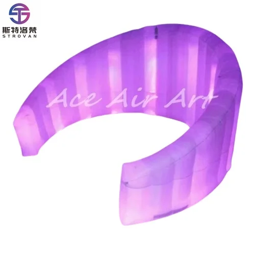 

STLF Chinese Supplier Inflatable Wall with LED Lights Oxford Parties Events Outdoor Includes Blower Club Wall Decoration Model