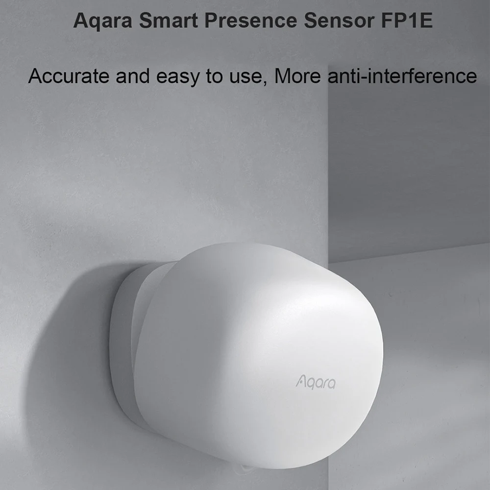 [CN Version]Aqara Smart Presence Sensor FP1E Zigbee 3.0 Easy Install Smart AI Sensor 50㎡ Area Work HomeKit Google Amazon Alexa