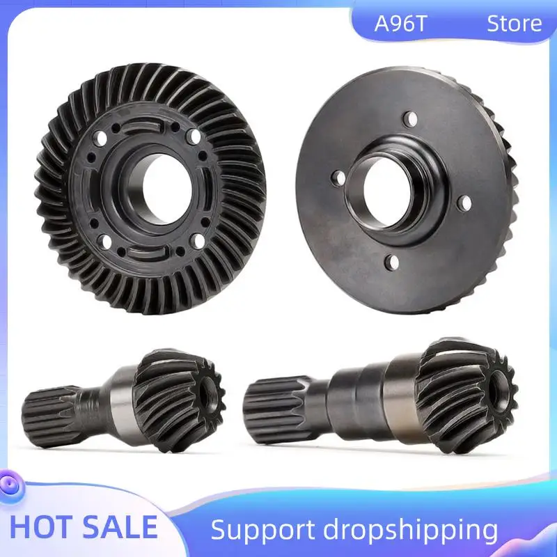

A96T Hardened Steel Front And Rear Differential Ring Gear Diff Pinion Gear Spare Parts For TRAXXAS 1/5 X-MAXX 1/6 XRT Upgrade