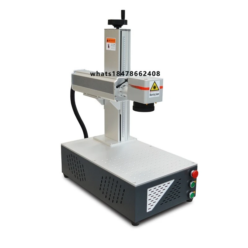 New Fiber Marking Machine for Metal Acrylic Automatic Motor EZCAD Control System Supports LAS DST DXF Graphic Formats